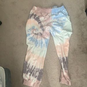 Tie dye joggers